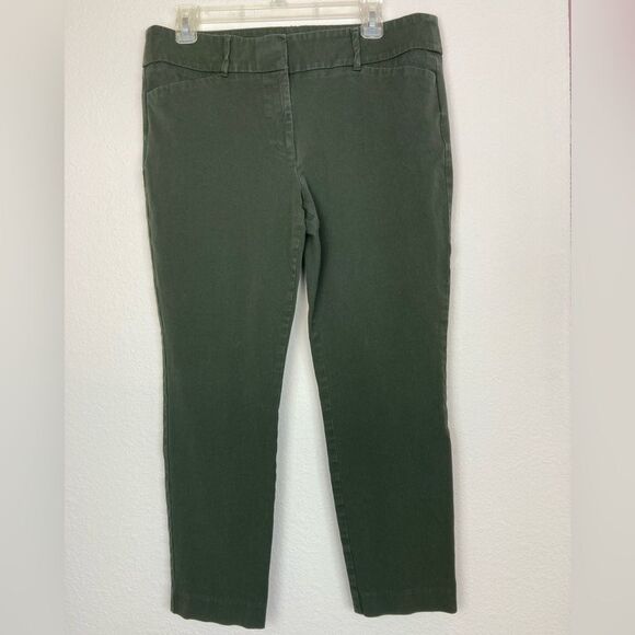 LOFT Modern Skinny Ankle in olive green - Picture 2 of 7